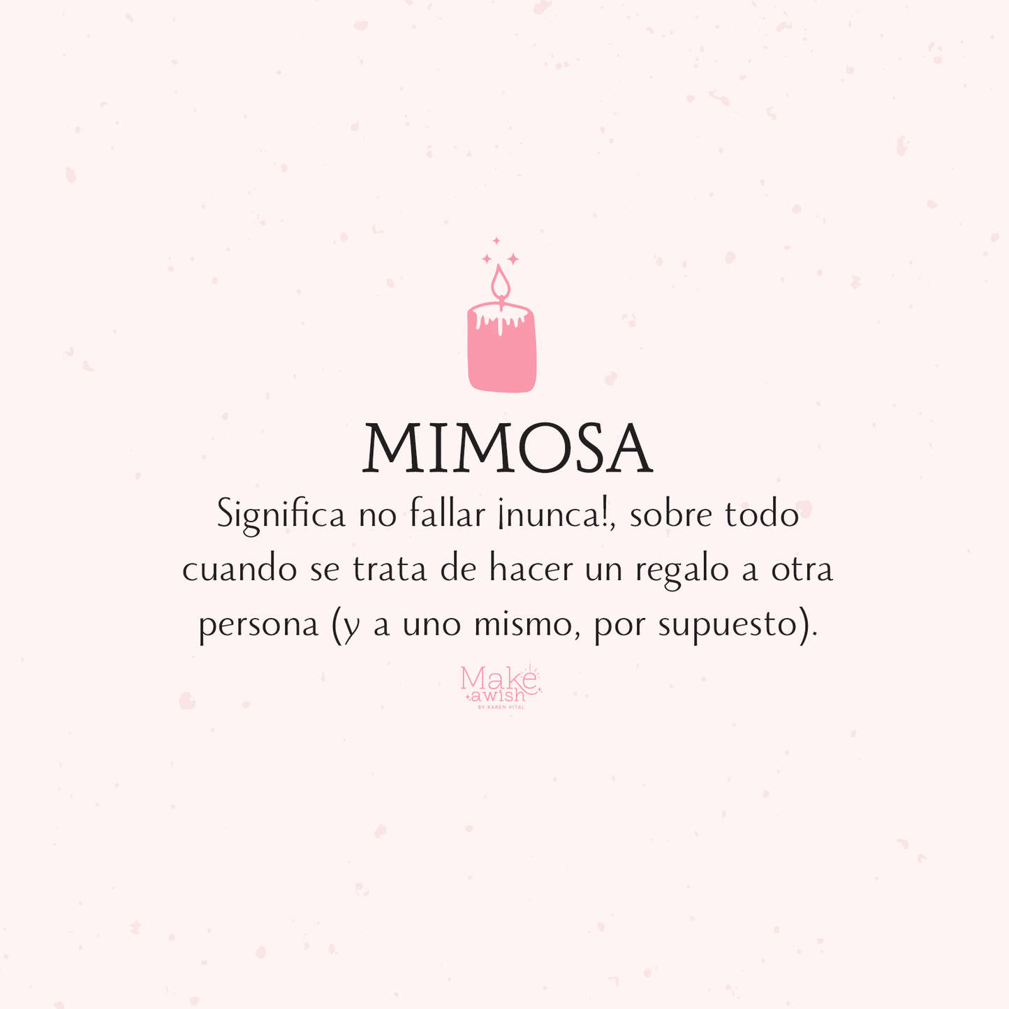 Mimosa Big Candle