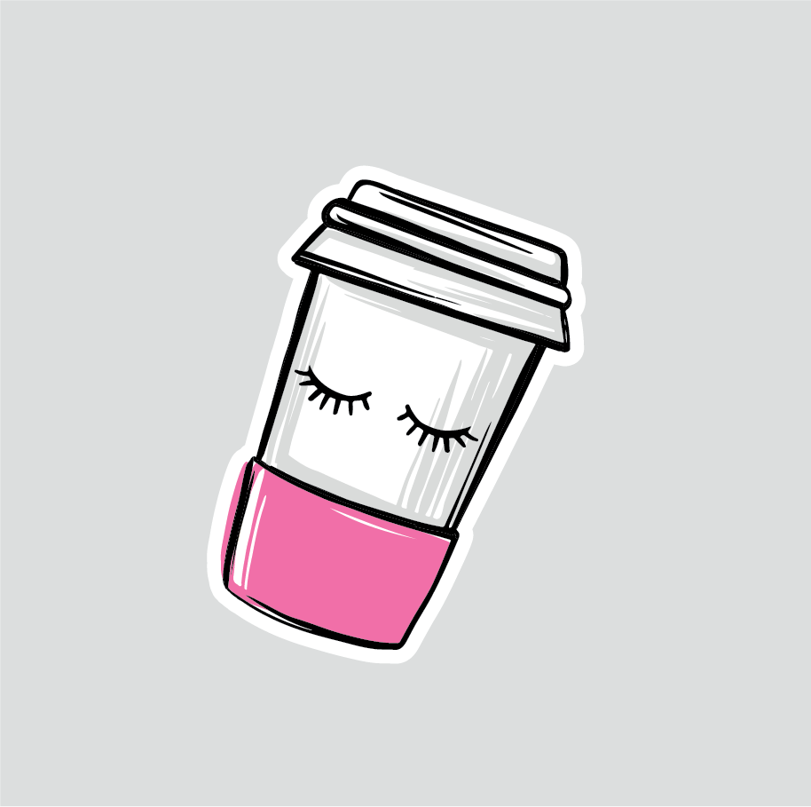 Lash Cup Sticker